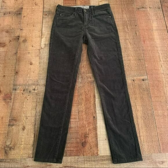Adriano Goldschmied AG the Stevie ankle slim straight ankle corduroy pants -24R - Picture 1 of 9